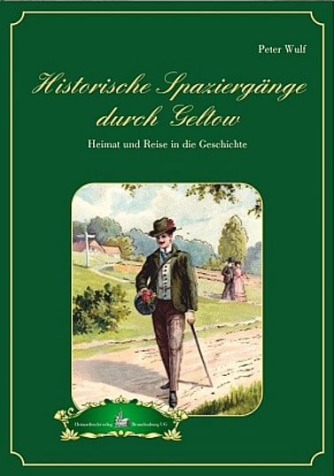 Wanderer um 1900 - Buchcover von Historische Spaziergänge durch Geltow