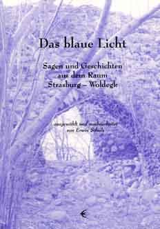 Das blaue Licht - Vorderansicht des Buches mit Bild von Kirchenruine
